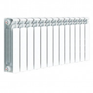 Радиатор биметаллический секционный Rifar Base 500 13 секций, боковое подключение Радиатор биметаллический секционный Rifar Base 500 13 секций, боковое подключение