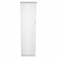 Радиатор стальной 2 трубчатый RST 2175/12, нижнее правое подключение RAL9016 ROMMER