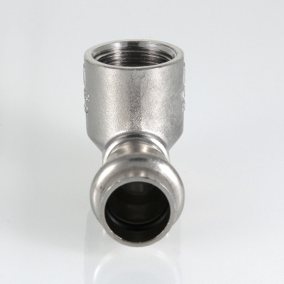 Угольник Valtec Inox с внутренней резьбой из нержавеющей стали 90° 18 мм х 3/4" Угольник Valtec Inox с внутренней резьбой из нержавеющей стали 90° 18 мм х 3/4"