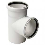 Тройник ф110х110х87° Sinikon