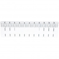 Радиатор биметаллический секционный Plus BM 200 12 секций, боковое подключение Ral 9016 ROMMER