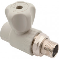 Кран для радиатора прямой PP-R 20-Rp1/2" FV-Plast