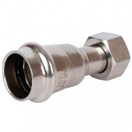 Пресс-соединитель НГ Rommer ф22х1/2" ВПр-ВР нержавеющая сталь