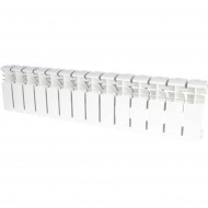 Радиатор биметаллический секционный Plus BM 200 14 секций, боковое подключение Ral 9016 ROMMER