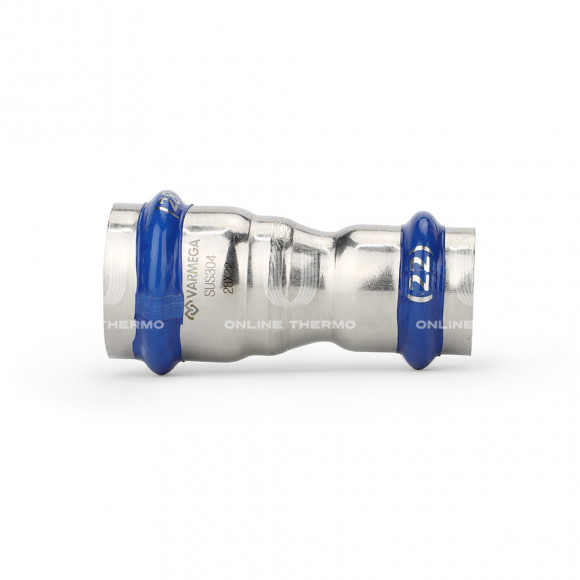 Муфта переходная двухраструбная Varmega Inox Press 28х15 мм