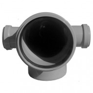 Отвод с двумя патрубками ф110х50 87° Sinikon Standart