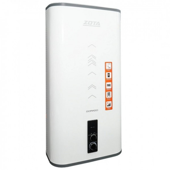Бойлер ZOTA DORADO 80 литров, настенный, нерж. сталь, плоский, (ТЭН 2,5 кВт сухой) Бойлер ZOTA DORADO 80 литров, настенный, нерж. сталь, плоский, (ТЭН 2,5 кВт сухой)