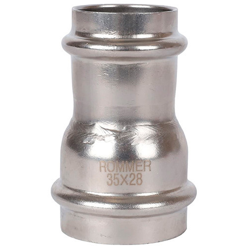 Пресс-муфта переходная Rommer ф35х28 ВПр нержавеющая сталь