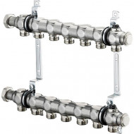 Гребенка "Multidis SH" из нержавеющей стали на 7 контура 1" Oventrop