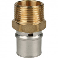 Переходник с наружной резьбой 26х1 для металлопластиковых труб, прессовой STOUT Переходник с наружной резьбой 26х1 для металлопластиковых труб, прессовой STOUT