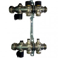 Гребенка "Multidis SF" со регулирующими вставками на 2 контура 1" Oventrop