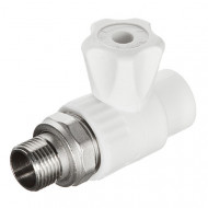Вентиль PPR для радиатора прямой ф20х1/2" Valfex