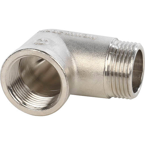 Угольник никелированный Stout 1/2" ВР-НР