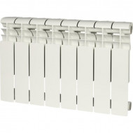 Радиатор алюминиевый секционный Profi 350 8 секций, боковое подключение Ral 9016 ROMMER Радиатор алюминиевый секционный Profi 350 8 секций, боковое подключение Ral 9016 ROMMER