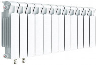 Радиатор биметаллический монолитный Rifar Monolit Ventil 350 12 секций, нижнее левое подключение Радиатор биметаллический монолитный Rifar Monolit Ventil 350 12 секций, нижнее левое подключение