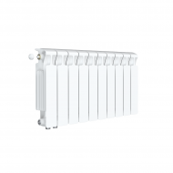 Радиатор биметаллический монолитный Rifar Monolit Ventil 300 10 секций, нижнее левое подключение