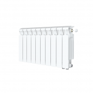 Радиатор биметаллический монолитный Rifar Monolit Ventil 300 10 секций, нижнее правое подключение