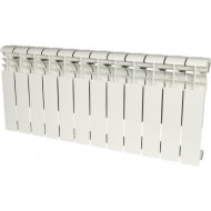 Радиатор алюминиевый секционный Profi 350 12 секций, боковое подключение Ral 9016 ROMMER Радиатор алюминиевый секционный Profi 350 12 секций, боковое подключение Ral 9016 ROMMER