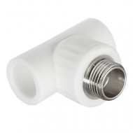 Тройник полипропиленовый PPR ф20х1/2" НР Valfex