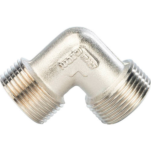 Угольник никелированный Stout 1/2" НР-НР Угольник никелированный Stout 1/2" НР-НР