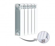 Радиатор биметаллический секционный Rifar Base Ventil 500 5 секций, нижнее левое подключение Радиатор биметаллический секционный Rifar Base Ventil 500 5 секций, нижнее левое подключение