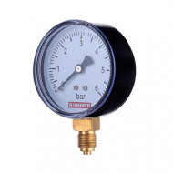 Манометр Rommer 1/2" радиальный 80 мм 0-6 бар