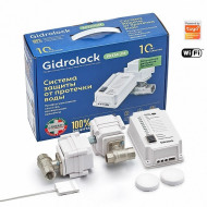    Система протечки   1/2  Квартира 1 Gidrolock  PREMIUM PLUS РАДИО WIFI BUGATI