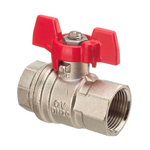 Кран шаровой Oventrop 1/2" ВВ бабочка Optibal
