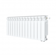 Радиатор биметаллический монолитный Rifar Monolit Ventil 300 14 секций, нижнее правое подключение Радиатор биметаллический монолитный Rifar Monolit Ventil 300 14 секций, нижнее правое подключение