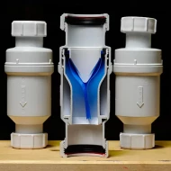 Сифон сухой с функцией обратного клапана MRNRV40 ф1 1/2"х40мм McAlpine