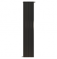 Радиатор алюминиевый Sebino 1800 4 секции, универсальное подключение, черный STOUT Радиатор алюминиевый Sebino 1800 4 секции, универсальное подключение, черный STOUT