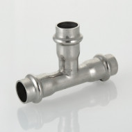 Тройник Valtec Inox 18 x 18 x 18 мм (прессовой, для труб из нержавеющей стали)