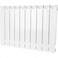 Радиатор биметаллический секционный STYLE 500 10 секций, боковое подключение Ral 9010 STOUT
