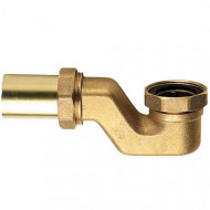 Колено латунное для обвязки Remer