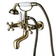 Смеситель двухвентильный для ванны GZ 09032D Ganzer