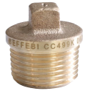 Заглушка Н 1/2" бронза Effebi