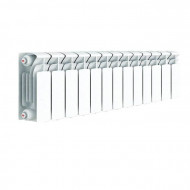 Радиатор биметаллический секционный Rifar Base 200 13 секций, боковое подключение Радиатор биметаллический секционный Rifar Base 200 13 секций, боковое подключение