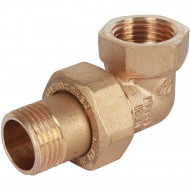 Разъемное угловое соединение "американка" ВН 1 STOUT