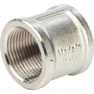 Муфта никелированная Stout 3/4" ВР-ВР