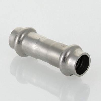 Муфта двухраструбная из нержавеющей стали Valtec Inox 15 x 15 мм