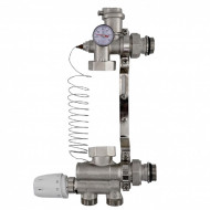 Насосно-смесительный узел с термостатической головкой с выносным датчиком , без насоса ROMMER Насосно-смесительный узел с термостатической головкой с выносным датчиком , без насоса ROMMER