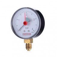 Манометр Rommer 1/4" радиальный 50 мм 0-4 бар