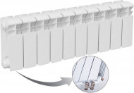 Радиатор биметаллический секционный Rifar Base Ventil 200 10 секций, нижнее левое подключение Радиатор биметаллический секционный Rifar Base Ventil 200 10 секций, нижнее левое подключение