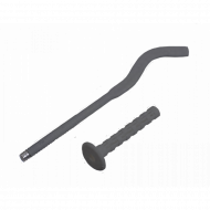 Кронштейн с дюбелем 170 мм, серый Global 