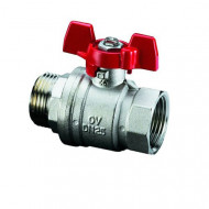 Кран шаровой Oventrop 1/2" ВН бабочка Optibal