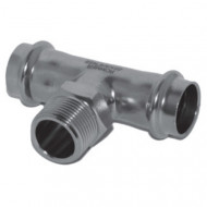 Пресс-тройник Rommer ф35х1" ВПр-НР нержавеющая сталь Пресс-тройник Rommer ф35х1" ВПр-НР нержавеющая сталь