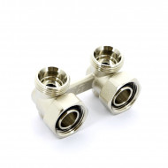 Узел радиаторный со встроенными кранами НВ 3/4"ЕК х 3/4"ЕК 2-трубная система, угловой Uni-Fitt Узел радиаторный со встроенными кранами НВ 3/4"ЕК х 3/4"ЕК 2-трубная система, угловой Uni-Fitt