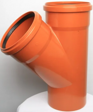 Тройник Ø200×200×45° рыжий Flextron