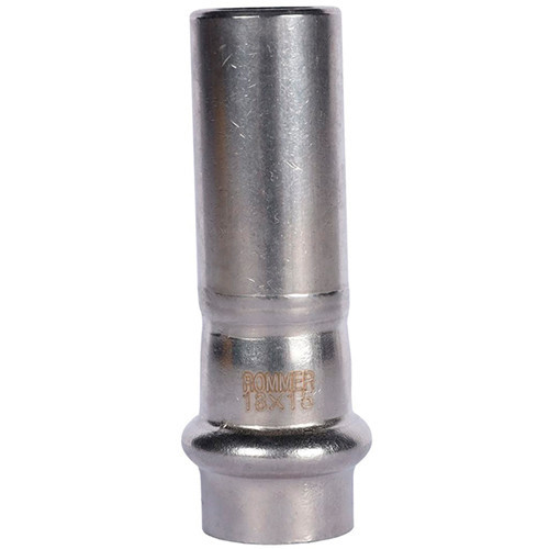 Пресс-муфта переходная Rommer ф18х15 ВПр-НПр нержавеющая сталь Пресс-муфта переходная Rommer ф18х15 ВПр-НПр нержавеющая сталь