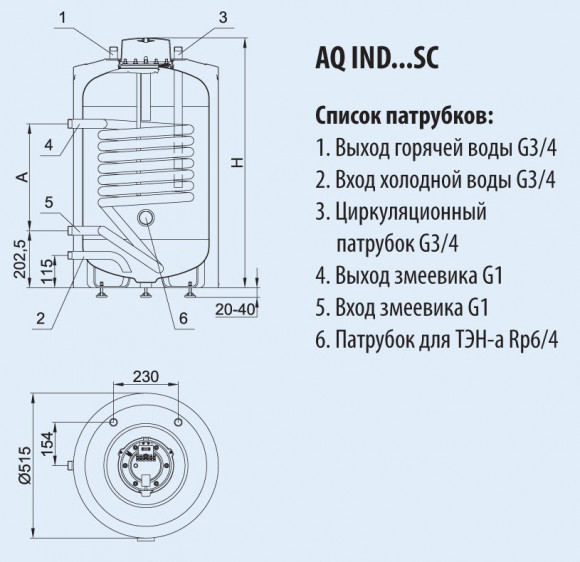 Бойлер напольный HAJDU AQ IND 100 SC PRO (БЕЗ ТЭНА.) Бойлер напольный HAJDU AQ IND 100 SC PRO (БЕЗ ТЭНА.)